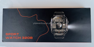 Reloj inteligente deportivo para exteriores S320B para <span class=keywords><strong>hombre</strong></span>, brújula de 2,02 pulgadas, pantalla táctil, 30M, IP67, 400mAh, rastreador de actividad física, llamada, linterna, llamada - Product Image 5