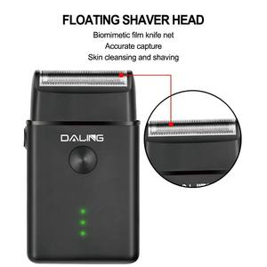 <span class=keywords><strong>DALING</strong></span>-<span class=keywords><strong>Afeitadora</strong></span> profesional de alta potencia para hombre, <span class=keywords><strong>afeitadora</strong></span> profesional con cuchillo para patillas, brocas recíprocas, carga Usb - Product Image 3