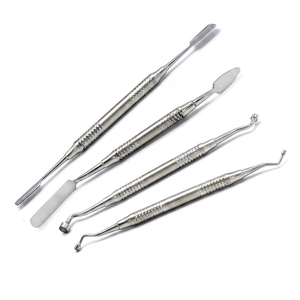 ชุดเครื่องมือปลูกถ่ายฟัน PRF Instruments Dental Implants Set 4 ชิ้น ประกอบด้วยช้อนใส่กระดูก ชุดอุปกรณ์ทันตกรรม สแตนเลสสตีล ใช้เครื่องจักร รับประกัน 2 ปี มาตรฐาน CE - Product Image 1