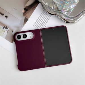 Minimalist Liquid Silicone Magnetic Case <b>for</b> <b>iPhone</b> 18 Duo Fold Skin Touch Full Hinge Shockproof Foldable Phone Cover Wholesale - Product Image 3