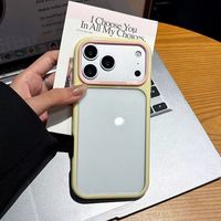 Coque de téléphone magnétique transparente avec protection intégrale de l'appareil photo, coque en PC transparente et bord en TPU souple pour iPhone 17 Pro Max