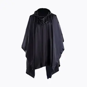 Poncho de pluie à capuche avec poche, pour hommes femmes adultes, imperméable 3-en-1 imperméable léger unisexe randonnée