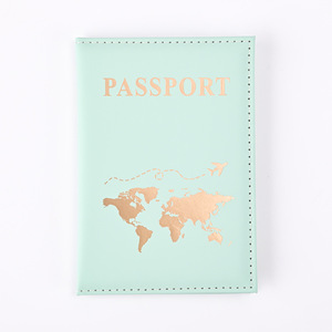 Porte-passeport en cuir PU style nouveau <span class=keywords><strong>pas</strong></span> <span class=keywords><strong>cher</strong></span>, protège-passeport de voyage, couverture de passeport - Product Image 2