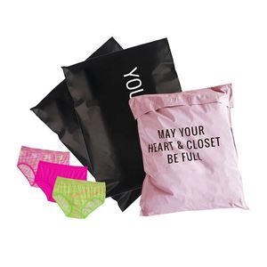 Sac d'expédition en plastique écologique personnalisé avec logo, compostable, grand emballage biodégradable pour vêtements - Product Image 2