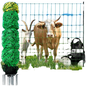 Clôture Électrique en Filet pour Moutons avec Isolateurs, Rouleau de 50 <span class=keywords><strong>m</strong></span> pour Ranch, Pâturage, Bétail, Ferme, Extérieur - Vente en Gros - Product Image 1