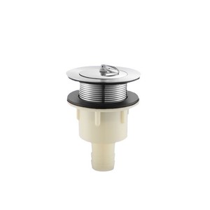 Kit de raccords de vidange pour évier de buanderie 50 Mop en acier inoxydable, avec tête de vidange sans trou de trop-plein et tuyau de vidange - Product Image 2