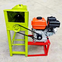 Machine à décortiquer manuelle multifonctionnelle à moteur diesel de petite taille à haut rendement pour le maïs, les grains, les haricots, le blé
