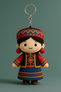 OEM กระเป๋าเป้สะพายหลังตุ๊กตาการ์ตูนน่ารักพวงกุญแจร้อยห้อยเครื่องประดับตุ๊กตาของขวัญวันวาเลนไทน์ - Product Image 3