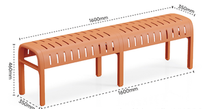 USA DELIVERY Modern Weather Resistant 10-Seater Outdoor <b>Plastic</b> <b>Table</b> Chair Set for Villa & <b>Garden</b> | in Stock Ready Ship - Product Image 3