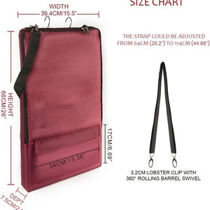 Sac de rangement pour équitation avec fermeture éclair, poche utilitaire en tissu Oxford pour rênes et équipement d'entraînement - Product Image 2
