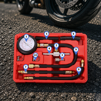 Pompe d'injection de carburant Injecteur Testeur Gaz Essence Essence Huile Combustion Pulvérisation Pression Test Indicateur Outils Compteur Jauge Kit