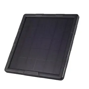 5W 6V 12V portable solar panel kit with built in battery 6000mah IP68 4G hunting camera Photo Traps solar charger for camping