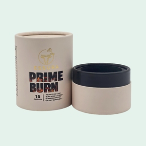 Kemasan Suplemen Tabung Kertas Khusus Biodegradable Wadah Tabung Karton untuk Vitamin Bubuk Protein - Product Image 2