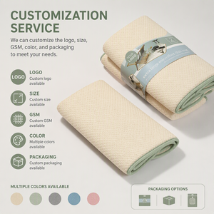 Tapis de séchage de vaisselle en microfibre personnalisé en usine, serviettes de nettoyage réutilisables, fournitures de nettoyage pour entreprises et articles ménagers, tampon d'égouttage de vaisselle - Product Image 3