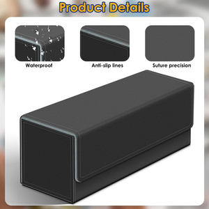 Boîte de rangement pour cartes à collectionner à fermeture magnétique pour plus de 800 cartes à manches - Product Image 3