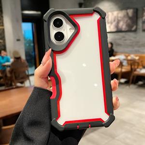 Funda Protectora para Teléfono GSCASE Popular <span class=keywords><strong>2</strong></span> en 1, Negra, Antigolpes, Personalizada, Transparente, para iPhone 17 <span class=keywords><strong>Pro</strong></span> Max, Fundas para Celulares al por Mayor - Product Image 3