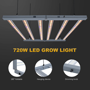 Lampe de culture <span class=keywords><strong>LED</strong></span> intérieure haute luminosité 720W, dimmable, spectre complet <span class=keywords><strong>UV</strong></span> IR, pour la croissance des plantes - Product Image 5