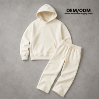 Sudadera con capucha y pantalones de chándal para hombre, personalizados con logotipo OEM, de marca privada, estilo urbano, dos piezas, fabricante, venta al por mayor