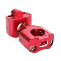 Racepro Penjepit Stang Motor, 7/8 Inci 1 1/8 "22Mm 28Mm CNC Aluminium Stang Sepeda Motor, Adapter Dudukan Stang Riser
