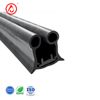 Joint d'étanchéité double chambre en mousse EPDM Shuangning insonorisant pour porte de chambre froide 35x45mm noir pour congélateur walk-in anti-bruit