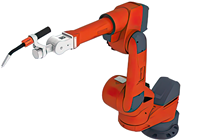 Robot de soudage industriel articulé à 6 axes certifié CE avec une puissance de 1 kW, une tension de 220 V pour les tâches lourdes, une charge utile de 50 kg