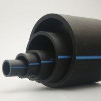 REHOME 50mm 75mm 160mm 315mm Hdpe Pe100 Pn16 Sdr17 Polyéthylène Tube Tuyau De Vidange Polyéthylène Alathène Hdpe Tuyau D'eau