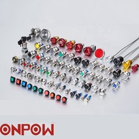 ONPOW 16mm interrupteur à bouton-poussoir (LAS1-AGQ16-TSB) CE, RoHS