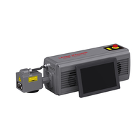 Machine de marquage Laser Co2 pour PET PP plastique Date d'expiration équipement d'impression Laser pour bouteilles d'eau ligne de boisson alimentaire