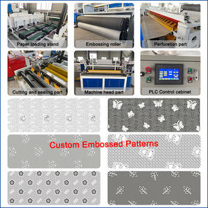 komplett automatische prägemaschine für toilettenpapier maschine für toilettenpapierproduktionslinie maschinenpreis - Product Image 5