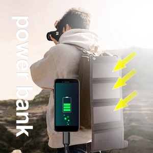 Cargador USB portátil del panel plegable <span class=keywords><strong>solar</strong></span> 20W 8W 5V con la <span class=keywords><strong>placa</strong></span> de carga para el uso al aire libre del teléfono móvil - Product Image 3