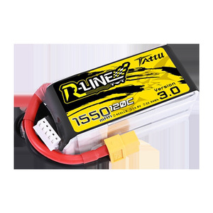 Batterie Lipo R-Line 1550mAh 4S 120C pour drone FPV de course, version 3.0 - Product Image 5
