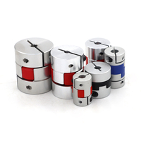 Coupleur araignée élastique à mâchoires courbées en aluminium GS19 GS24 GS28 GS38 pour système de transmission de moteur pas à pas