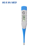 HUAAN Termometer Digital Mulut, Termometer Digital Mulut Tahan Air untuk Suhu Tubuh Manusia