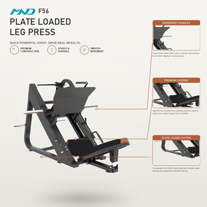 Macchina Pressa Gambe Verticale Premium MND Fitness, Attrezzatura Professionale per Palestre e Studi di Allenamento a Tokyo - Product Image 1