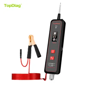 Wholesale DC 0-40V TopDiag P50 PRO Car LCD Digital Electric Voltage Tester Pen Automotive Power Probe Circuit Tester