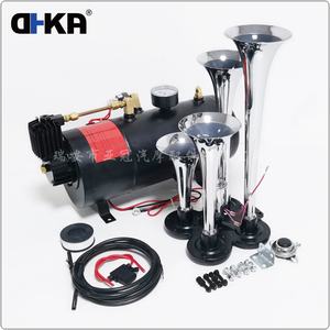 Kit de compresseur d'air miniature 3L 150PSI pour <span class=keywords><strong>klaxon</strong></span> d'air 12V pour camion, <span class=keywords><strong>train</strong></span>, bus, <span class=keywords><strong>voiture</strong></span> avec quatre tuyaux de <span class=keywords><strong>klaxon</strong></span> d'air AS174A+AS034 - Product Image 2
