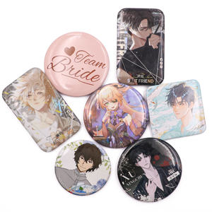 Kustom tombol plat timah lencana nama logam timah Pin grosir Logo cetak Offset kosong logam timah - Product Image 6