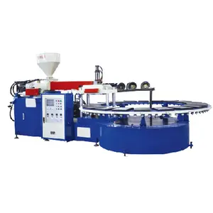 PVC/TPR/TPU Single or Double Color Sole Injection Machine