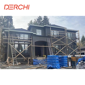 DERCHI NFRC Slim Narriow Cadre Fenêtre À Battants Rupture Thermique Preuve D'ouragan Son Isolé Swing Fenêtres En Alliage D'aluminium - Product Image 6