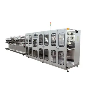 Máquina de fabricación de papel húmedo de una sola pieza de velocidad rápida de alta calidad Maquinaria de producción de tejido húmedo completamente automática