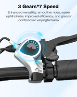 Nouveau Vélo Électrique Hybride KL6S 500W EU avec Batterie Lithium 15.6AH, Pneus Larges, Électronique Multifonctionnel, Pliable, Écran 4G, Longue Autonomie