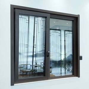 Fenêtres à battants en <span class=keywords><strong>aluminium</strong></span> moderne personnalisées, <span class=keywords><strong>double</strong></span> <span class=keywords><strong>vitrage</strong></span>, résistantes aux ouragans, stratifiées, insonorisées, à rupture de pont thermique - Product Image 5