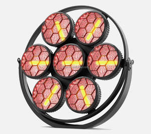 Lámparas halógenas Retro estroboscópicas de 300w, luz cegadora COB RGB de Audio para discoteca y escenario, 7 unidades - Product Image 1