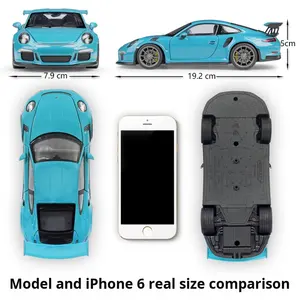 Modellino Auto in Scala 1:24 WELLY GT3 RS, Simulazione in Lega, Ornamento da Collezione per Adulti, Confezione Colorata - Product Image 2