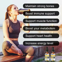 Suplemento de Vitamina D3 K2 OEM, Gotas Líquidas de Vitamina D3 K2 con Aceite de Oliva Virgen Extra, Favorece la Salud Ósea