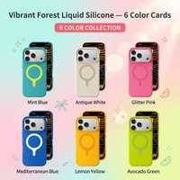 Casing HP Silikon Warna Macaron Anti Benturan untuk iPhone 17 16 Pro Max, Magnetic Silicon, Warna Polos, Gaya Ins, Musim Panas