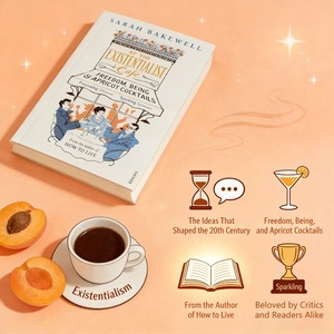 Au café existentiel de Sarah Bakewell. Guide intemporel et chaleureux sur la vie existentielle et les pensées de Sartre - Product Image 2