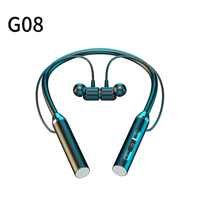 Hot Selling Low Price In-Ear Wireless Sport Earbuds Neckband Magnetic Headset BT 5.4 ENC IPX4 Waterproof JL LED Battery