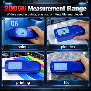 Testeur de brillance de surface portable LS190 avec fonction automatique Pass/NG/QC et logiciel de rapport PC gratuit - Product Image 3