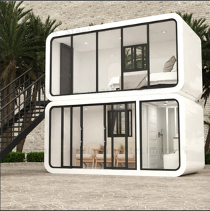 Maison préfabriquée de luxe pour hôtel Apple Cabin Container House for Garden Villa Market Coffee Shop - Product Image 2